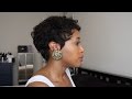 How I Fit My Waist Length Afro Under a Wig - NO CORNROWS | 4C Hair