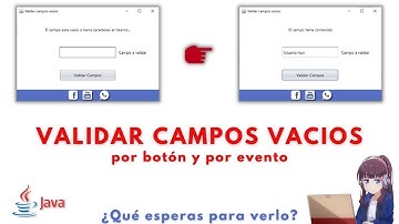 Validar campos vacíos