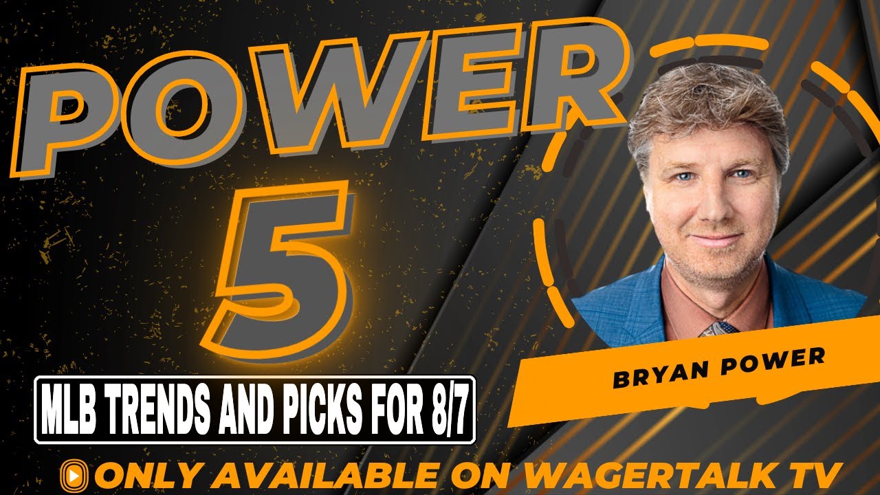 MLB Picks and Predictions Today on the Power Five with Bryan Power {8-7-23}