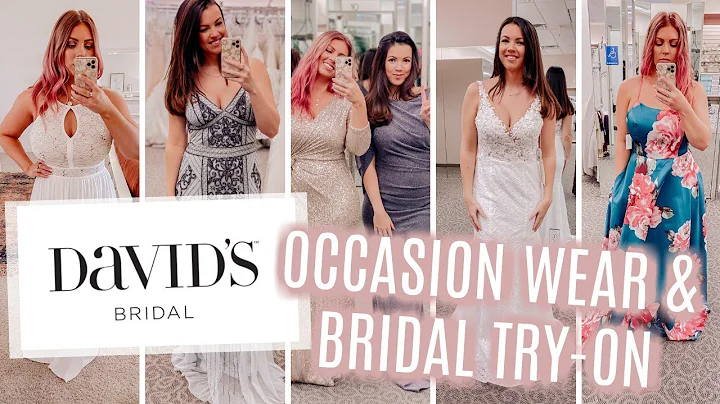 MY SISTER & I TRIED ON DRESSES AT DAVID'S BRIDAL |...