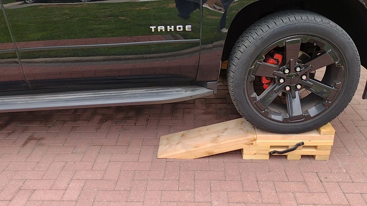 2021 DIY Wooden Ramps - 2018 Tahoe