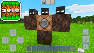 How to Spawn the WITHER STORM in Crafting And Building