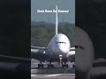 Aircraft SKIDS Down the Runway 😯 #youtubeshorts #shorts