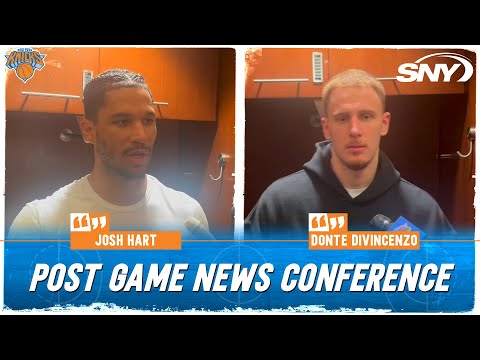 Josh Hart and Donte DiVincenzo react to Knicks acquiring Alec Burks and Bojan Bogdanovic | SNY