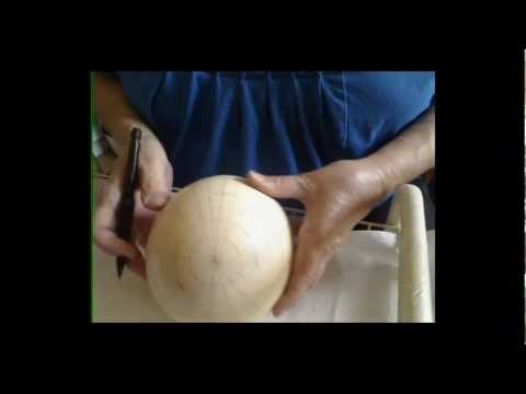 How to Measure and Divide an Egg Shell for Pysanky and Batik Eggs