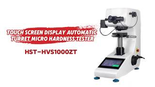 How to operate the product? HST-HVS1000ZT Touch Screen Auto-Turret Micro Vickers Hardness Tester