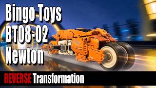 Bingo Toys BT08-02 Newton (Afterburner) Reverse Transformation | Masterpiece Transformers - Rock FX