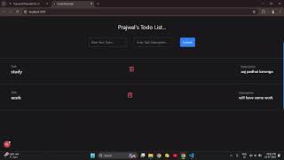 Simple To-do List Using React JS!