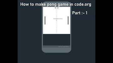 How to make pong game ( part 1 ) in code.org