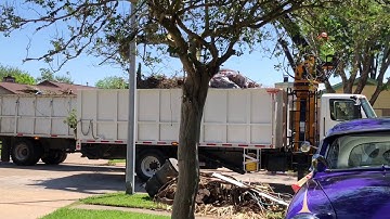 A heavy trash pick up during pandemic 2020