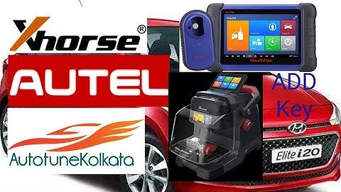 #hyundai i20 elite ID47 add key #autel Im 508 & Key Cutting by #xhorse Dolphin xp 005L