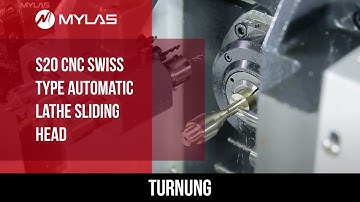 S20 CNC swiss type automatic lathe sliding head