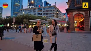 Frankfurt, Germany 🇩🇪 | Walking along Zeil and Goethestraße | Oct 2023 | 4K