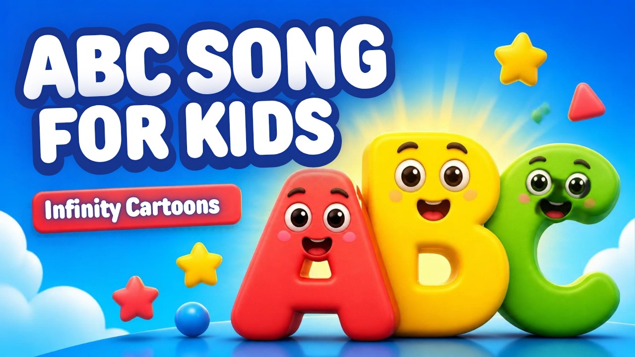 ABC Song for Kids | Learn A to Z Alphabet | Fun 3D Cartoon - YouTube