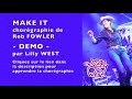 Demo make it de rob fowler enseigne par lilly west