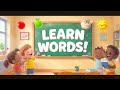 Learn Words Song For Kids | Nursery Rhymes | Kidsy Bitsy