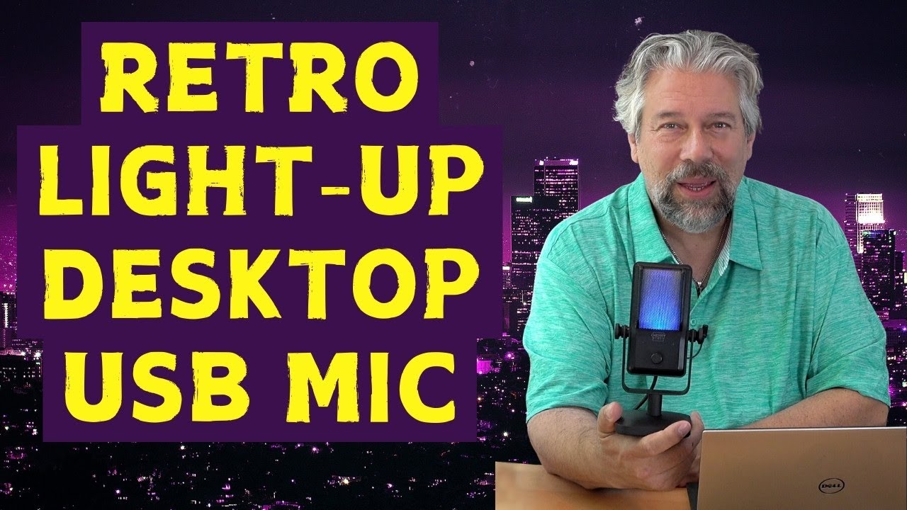 Cherry XTRFY NGALE R Light-up USB Desktop Mic -- DEMO & REVIEW