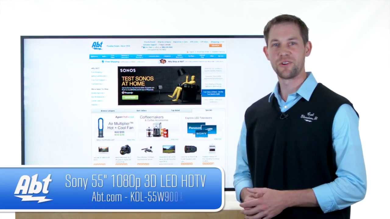 Sony KDL-55W900A 55-inch 3D LED Internet TV
