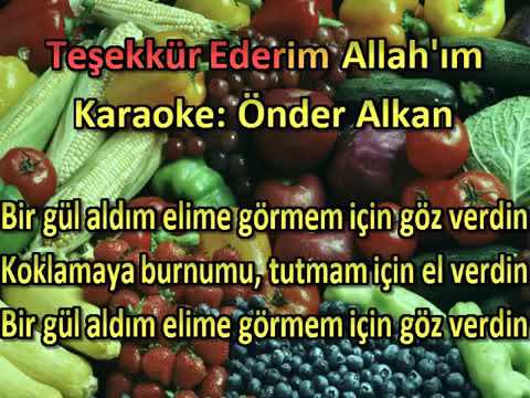 Teşekkür ederim allahım karaoke