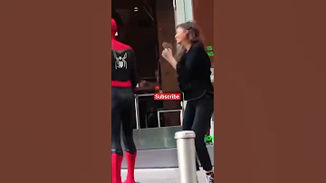 Tom Holland and zendaya are dancing before film Spider-man
