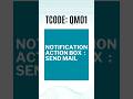 SAP QM | Notification Action Box: Send Mail | TCODE: QM01 | SAP Quality Management