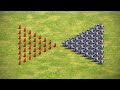 Teutons vs paladins battle  age of empires 2