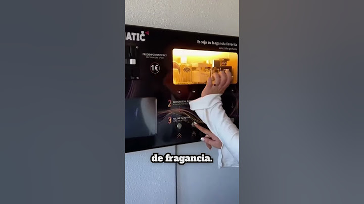 ¿Perfume en máquina expendedora? Así funcionan estas lociones express 😮💧 #shorts