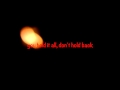 Don't Hold Back Lyric Video