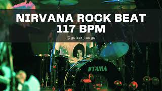 Free Drum Track - Nirvana Rock Beat - 117 BPM [7 min.]