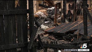 Denton County fire destroys three homes near Little Elm; family left displaced | NBCDFW