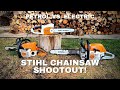 Stihl chainsaw shootout  ms291 vs mse171c vs 025  petrol vs electric which one didnt make it