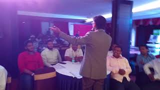 Welcoming The Speakers For Product Presentation At Ril Recron Mattress Launch At Chennai