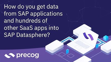 How do you get data from SAP applications and hundreds of other SaaS apps into SAP Datasphere?
