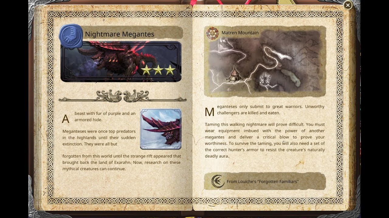 Taming Nightmare Megantes (Riders Of Icarus)