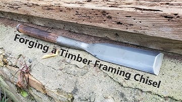 Forging a timber Framing Chisel