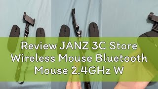 Review Janz 3C Store Wireless Mouse Bluetooth Mouse 2.4Ghz Wireless Optical Rechargeable Wireless M