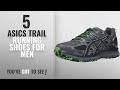 Top 10 Asics Trail Running Shoes [2018 ]: ASICS Men's Gel-Scram 3 Trail Runner, Carbon/Black/Green