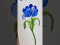 💙WOW✨ BLUE flower🌷 acrylic🖌️for beginners#shorts #viral #blue #beginners #flowers #painting #wow