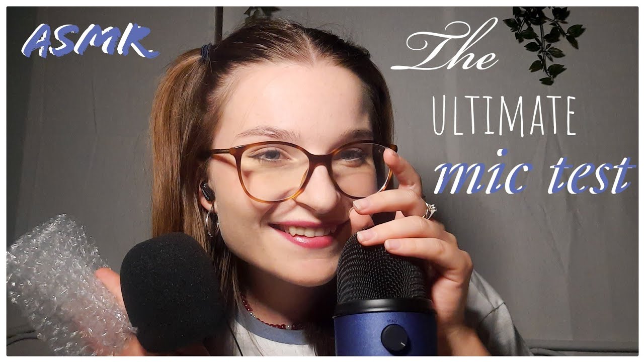 The ultimate mic test! (mic scratching, tapping, inaudible whispers ...