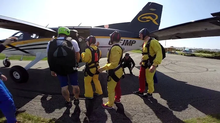 Stacee Smith skydiving at Skydive Vancouver