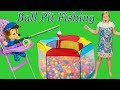 Paw Patrol goes Ball Pit FIshing with the Assistant