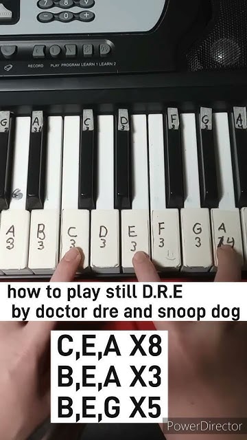 How To Play Still Dre On Piano Easy how to play still dre by doctor dre and snoop dogg on piano #