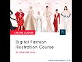 Digital Fashion Illustrations by Sanyam Kr. Jain #shorts #youtubeshorts