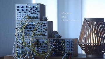 Plaits + Echoz Mob of Emus + Mimeophon Ambient / Ensemble Oscillator Beads Marbles Nebulae