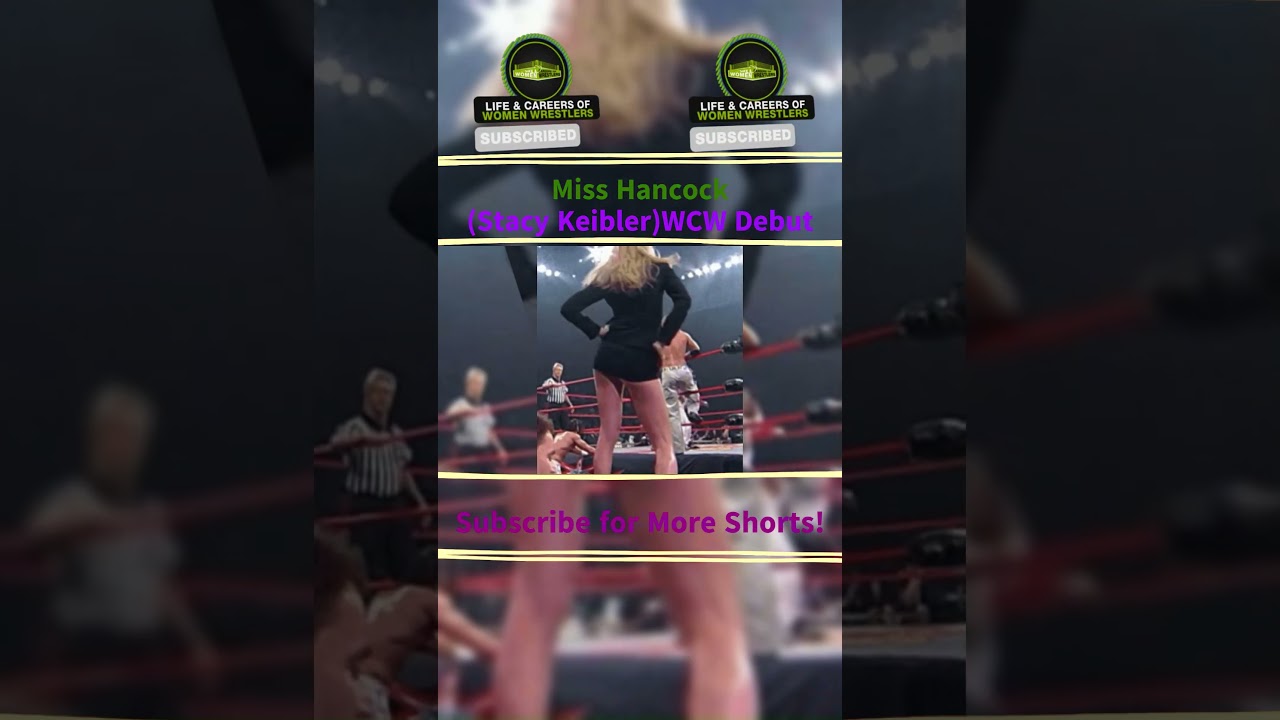 Miss Hancock (Stacy Keibler) WCW Debut 