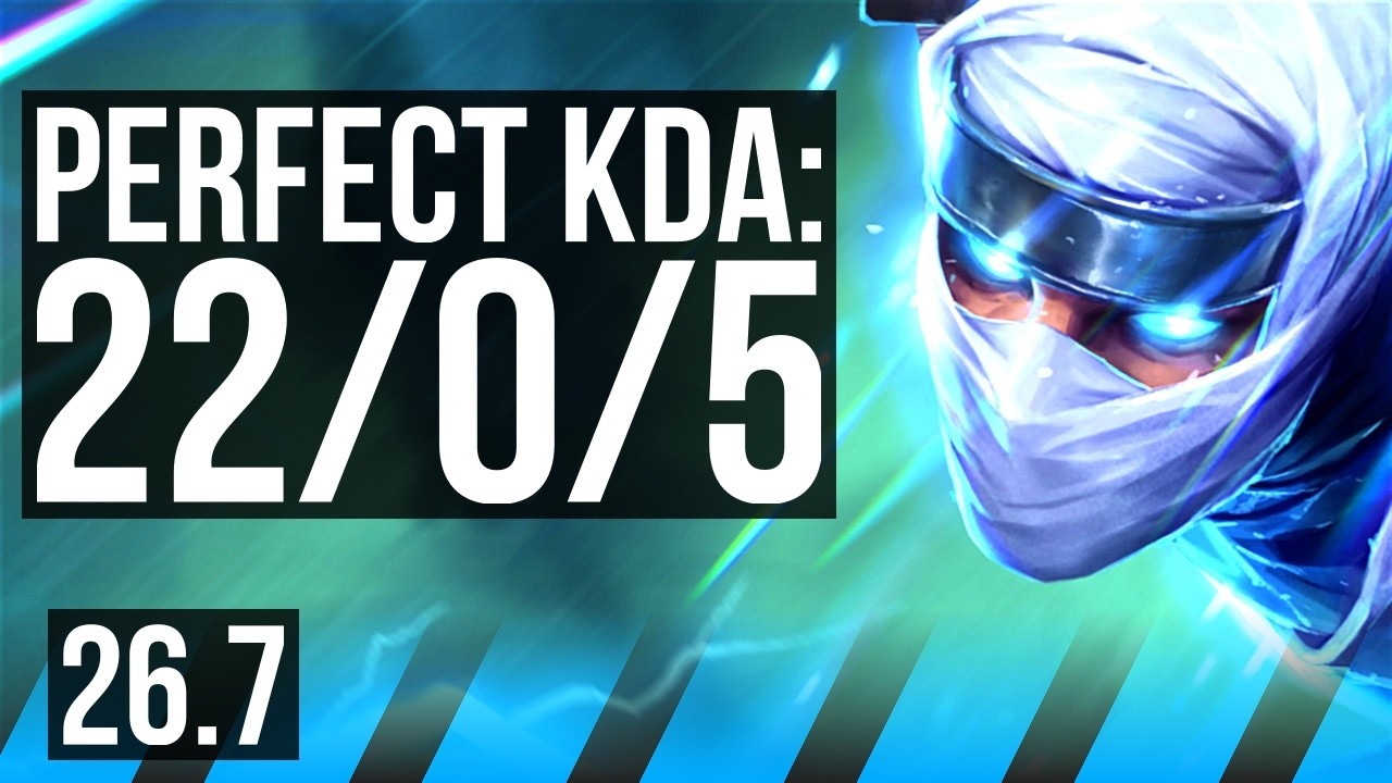 ZED vs KATARINA (MID) | Perfect KDA: 22/0/5, 50K damage | TR
