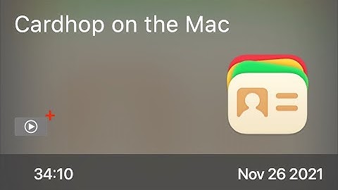 SCOM1103 - Cardhop on the Mac - Preview