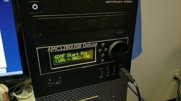 AMC1280USB Deluxe fitted in PC computer bay