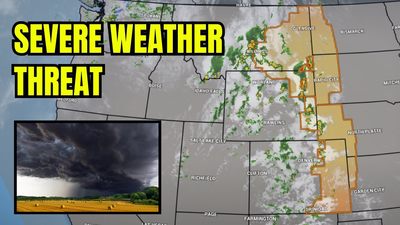 Strong storms across the High Plains - YouTube