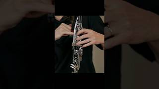 An exercise for the left hand while playing the clarinet #clarinet #bassclarinet